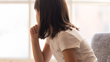 30275995 Sad Thoughtful Little Girl Feeling Hurt Depressed Bored